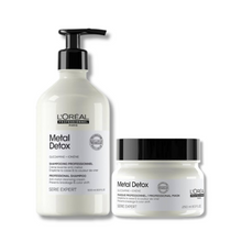 Cargar imagen en el visor de la galería, Kit L’Oréal Metal Detox – Shampoo 500 ml + Mascarilla 250 ml