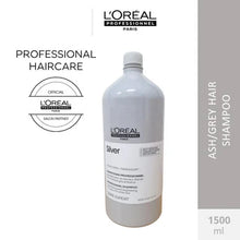 Cargar imagen en el visor de la galería, SHAMPOO NEUTRALIZANTE PARA CABELLO GRIS Y BLANCO - SILVER
