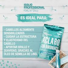 Cargar imagen en el visor de la galería, ISSUE PROFESSIONNAL FANTASTIC BLOND ACLARO SIN AMONÍACO 700G