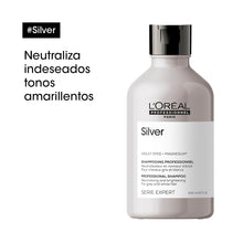 Cargar imagen en el visor de la galería, SHAMPOO NEUTRALIZANTE PARA CABELLO GRIS Y BLANCO - SILVER
