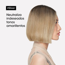 Cargar imagen en el visor de la galería, SHAMPOO NEUTRALIZANTE PARA CABELLO GRIS Y BLANCO - SILVER