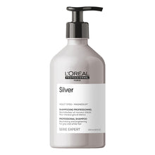 Cargar imagen en el visor de la galería, SHAMPOO NEUTRALIZANTE PARA CABELLO GRIS Y BLANCO - SILVER