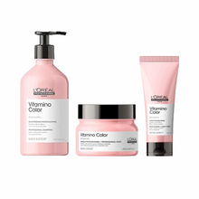 Cargar imagen en el visor de la galería, Kit L’Oréal Vitamino Color – Protección y Brillo para Cabello Teñido
