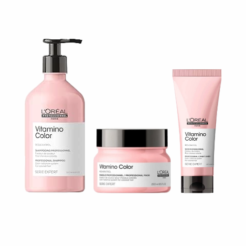 Kit L’Oréal Vitamino Color – Protección y Brillo para Cabello Teñido