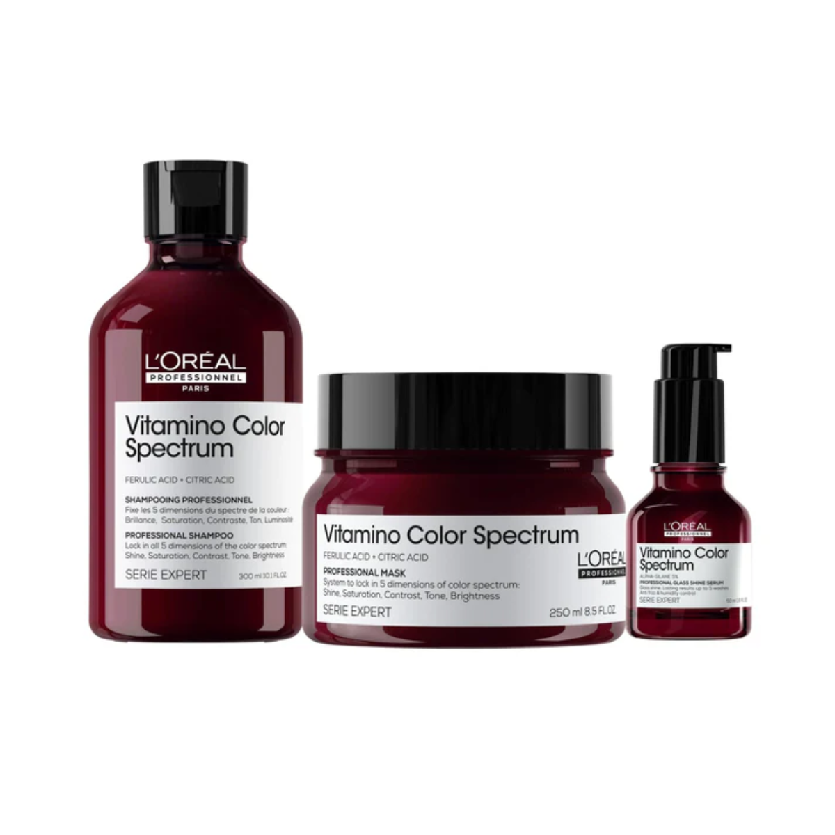 Kit Vitamino Color Spectrum Shampoo 300ML, Mascarilla 250ML y Serum 50ML
