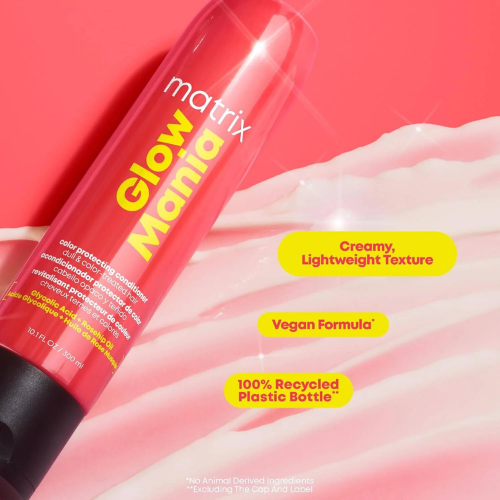 Matrix Kit Glow Mania Shampoo 300ML, Acondicionador 300ML, Mascarilla 500ML y Spray 200ML