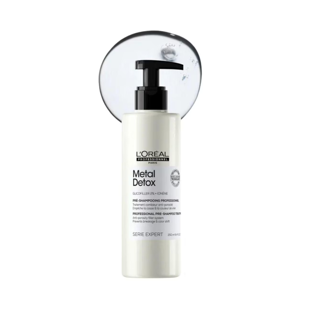 Kit Metal Detox Shampoo 300ML, Mascarilla 250ML, Mascarilla sin Enjuague 100ML, Tratamiento Pre-Shampoo 250ML y Serum 50ML