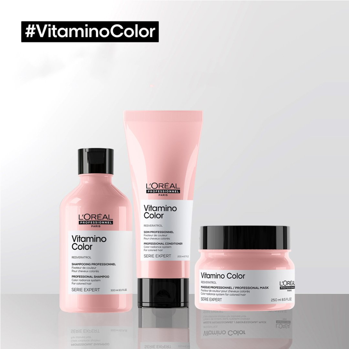 Kit Vitamino Color Shampoo, Acondicionador y Mascarilla