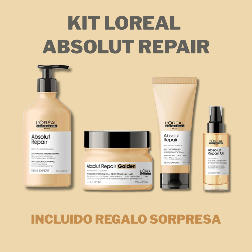 Kit L’Oréal Absolut Repair – Reparación Intensiva Profesional - Regalo sorpresa