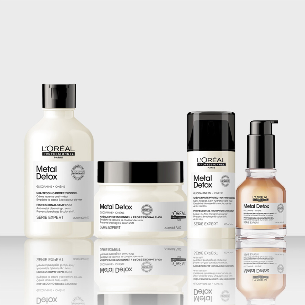 Kit Metal Detox Shampoo 300ML, Mascarilla 250ML, Mascarilla 100ml y Serum 50ML