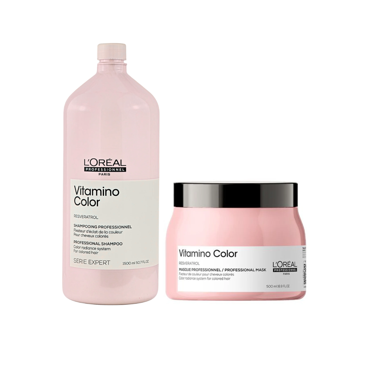 Kit Vitamino Color Shampoo 1500ML y Mascarilla 500ML