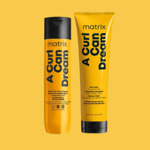 Matrix Kit A Curl Can Dream, Shampoo 300 ml + Mascarilla 280 ml, para Rizos Definidos y Suaves