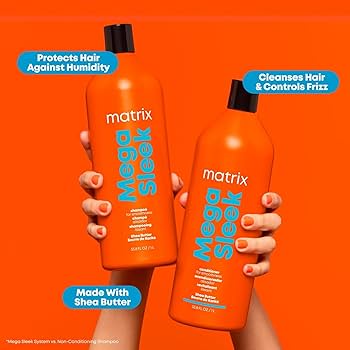 Matrix Kit Mega Sleek Shampoo y Acondicionador 1L