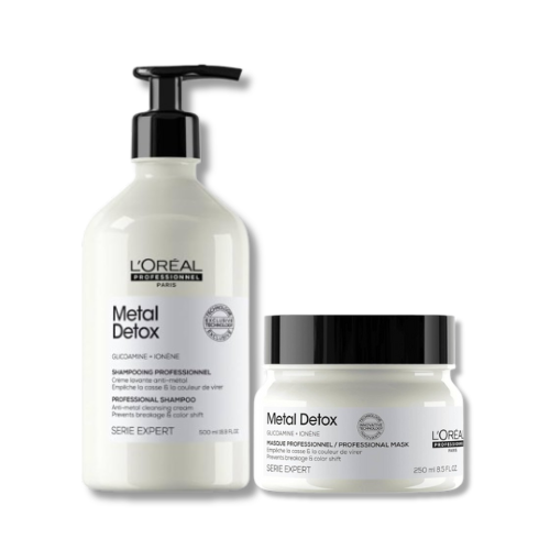 Kit L’Oréal Metal Detox – Shampoo 500 ml + Mascarilla 250 ml