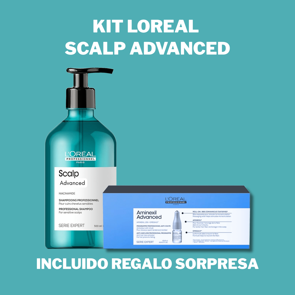 KIT L'ORÉAL SCALP ADVANCED – CUIDADO PROFESIONAL ANTI-CAÍDA