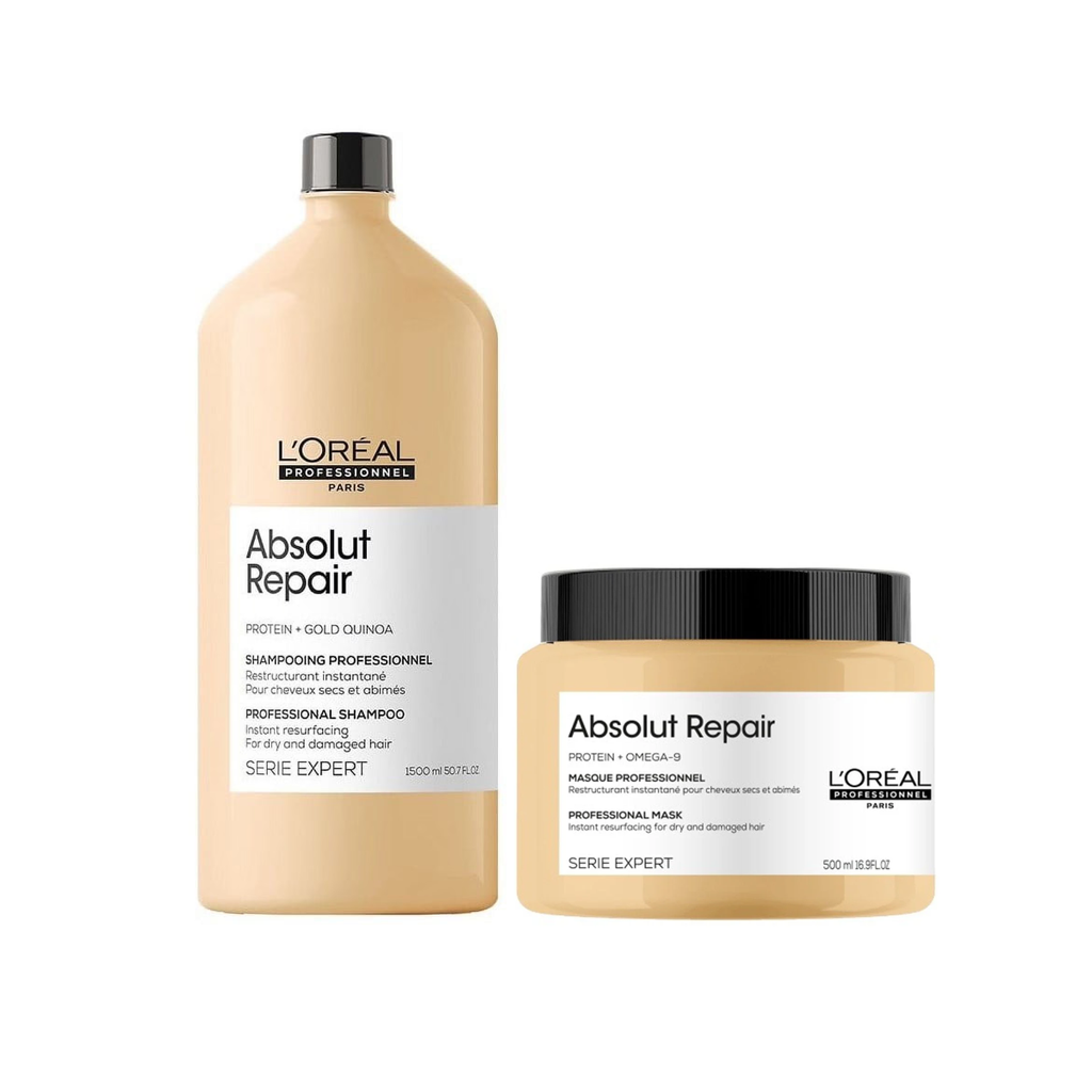 Kit Absolut Repair Shampoo 1.5L y Mascarilla 500ML