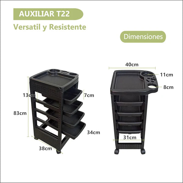 Carrito Auxiliar Multifuncional T22 Letmex