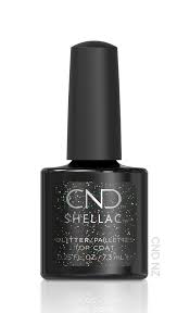 CND shellac GLITTER/PAILLETTES TOP COAT 7.3ml