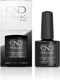 CND shellac GLITTER/PAILLETTES TOP COAT 7.3ml