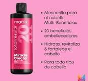 Mascarilla Cabello 20 Beneficios Miracle Creator Matrix 500ml