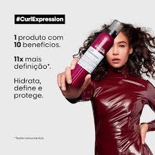 curl expression crema en espuma multi-beneficios para cabello rizado