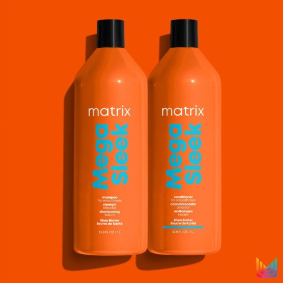 Matrix Kit Mega Sleek Shampoo y Acondicionador 1L