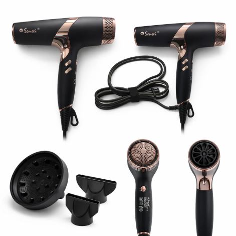 Secadora de Cabello Profesional Sensei Chronos Turbo Gold Rose Air