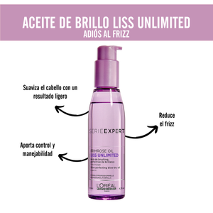 SERUM ANTI-FRIZZ PARA CABELLO LISO LISS UNLIMITED