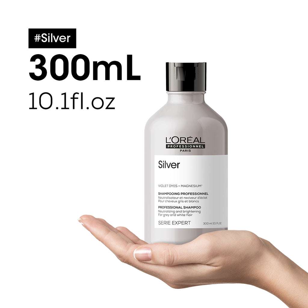 SHAMPOO NEUTRALIZANTE PARA CABELLO GRIS Y BLANCO - SILVER