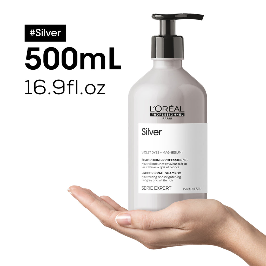 SHAMPOO NEUTRALIZANTE PARA CABELLO GRIS Y BLANCO - SILVER